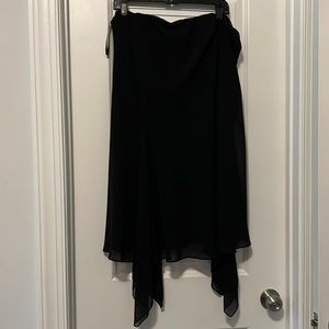 Mid length evening skirt